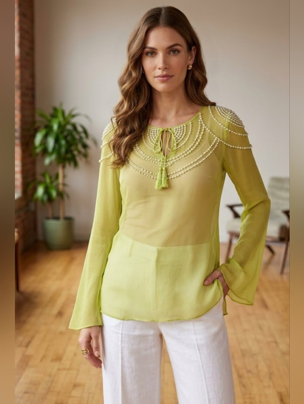 N Green Laundry Shirt Sz M - Picture 1 of 4